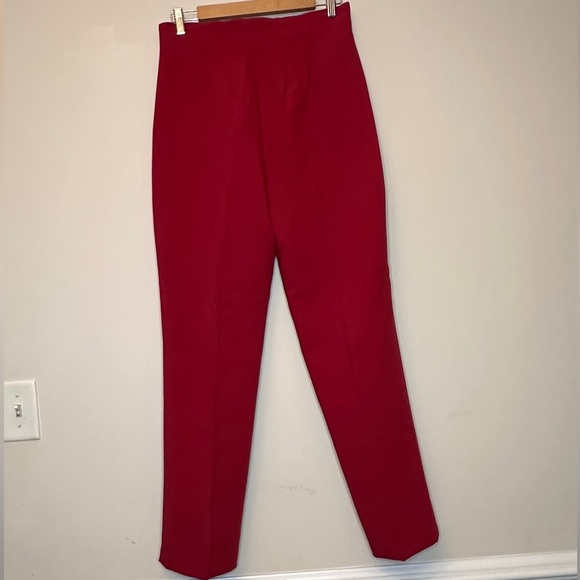 Banana Republic NWT Red Trousers, Size 6 - Picture 2 of 8